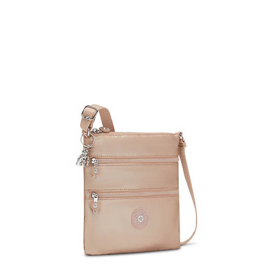 Kipling Keiko Metallic Crossbody Mini Tassen Goud | BE 1335GS